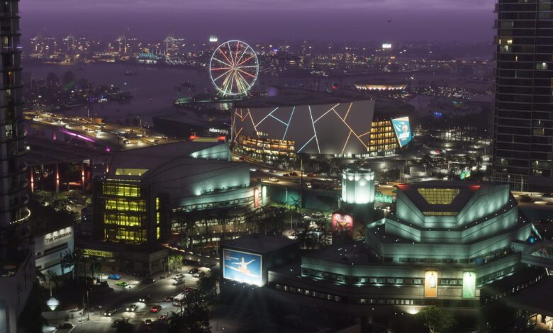 Vice City Malam Hari Terlihat Padat dan Hidup, Rockstar Tunjukkan Detail yang Mengejutkan