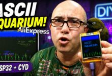 Akuarium Piksel di ESP32 CYD Ini Lucu, Mandiri, dan Tetap Berguna di Meja Kerja