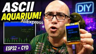 Akuarium Piksel di ESP32 CYD Ini Lucu, Mandiri, dan Tetap Berguna di Meja Kerja