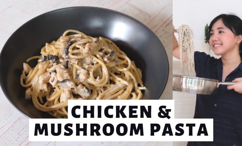 Satu Wajan, Minim Cucian, Pasta Carbonara Ayam Jamur Ini Bikin Makan Malam Lebih Ringan