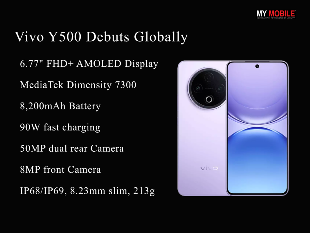 Vivo Y500 4G Muncul dengan Baterai 8.100 mAh, Indonesia Siap Menyambut Versi Hemat Daya Ini