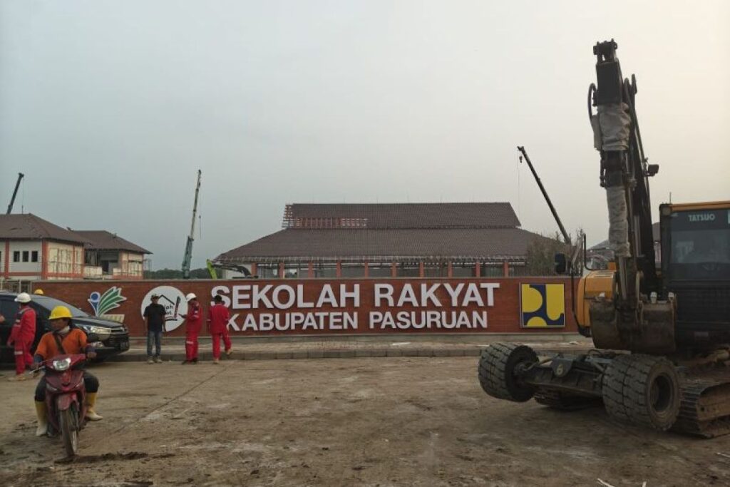 1.408 Pekerja Kejar Transisi, Sekolah Rakyat Permanen Pasuruan Siap Dibuka Juli