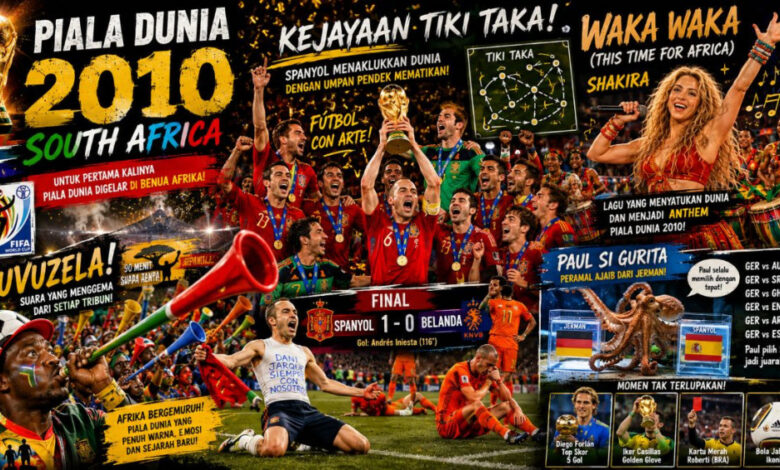 Piala Dunia 2010 yang Tak Cuma Soal Bola, Vuvuzela, Waka Waka, dan Drama Pahitnya