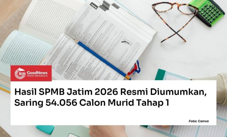 54.056 Murid Lolos Tahap 1 SPMB Jatim 2026, Persaingan Masuk Sekolah Makin Ketat