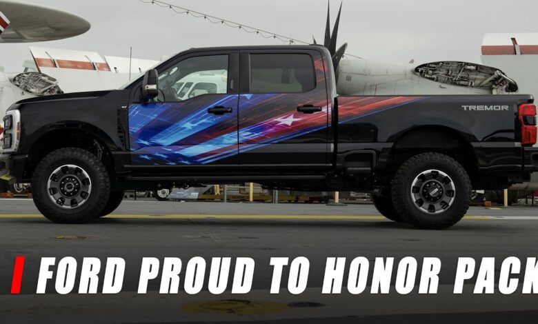 Ford Super Duty Disulap Jadi Tribute Bendera, Tampil Paling Berani di Juli 4