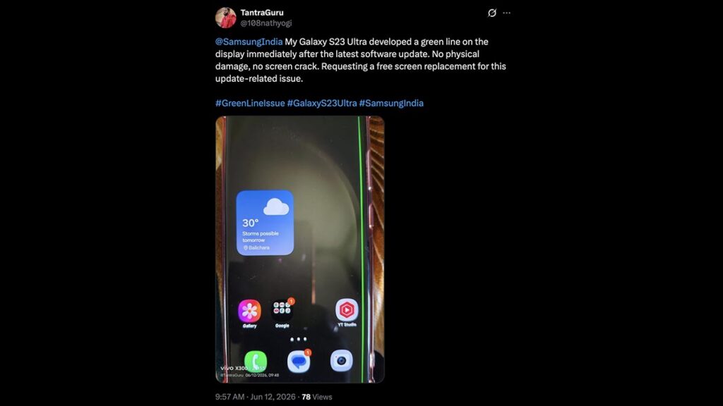 One UI 8.5 Dituding Memicu Garis Neon di Galaxy S23, Pemilik Sebaiknya Tahan Update
