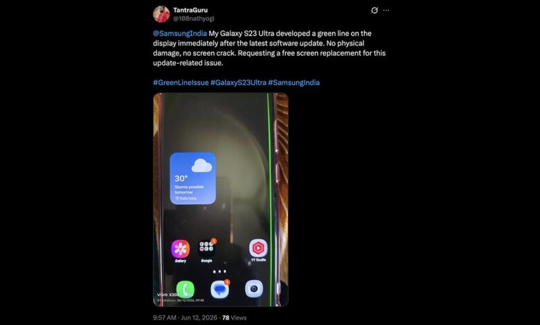 One UI 8.5 Dituding Memicu Garis Neon di Galaxy S23, Pemilik Sebaiknya Tahan Update