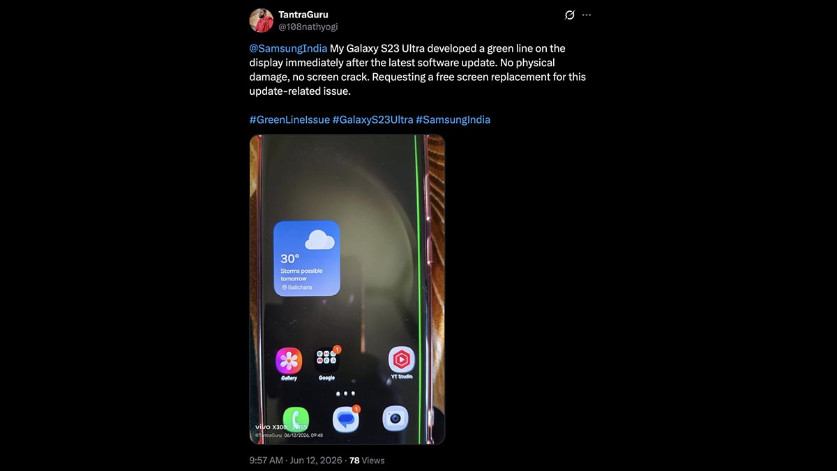 One UI 8.5 Dituding Memicu Garis Neon di Galaxy S23, Pemilik Sebaiknya Tahan Update
