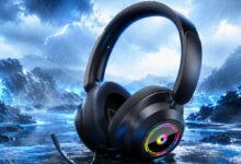 Lenovo Aurora GH15 Tampil Menggoda, Headset RGB 25ms dengan Mic Lepas-pasang