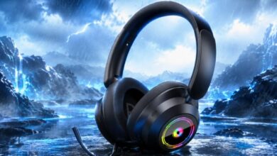 Lenovo Aurora GH15 Tampil Menggoda, Headset RGB 25ms dengan Mic Lepas-pasang