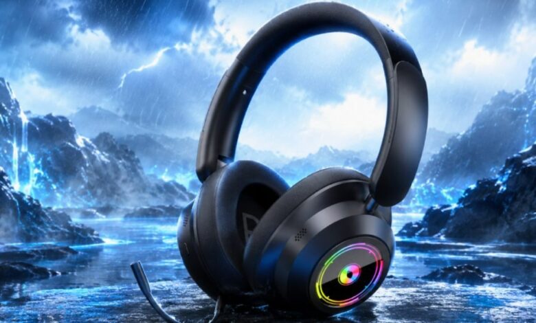 Lenovo Aurora GH15 Tampil Menggoda, Headset RGB 25ms dengan Mic Lepas-pasang