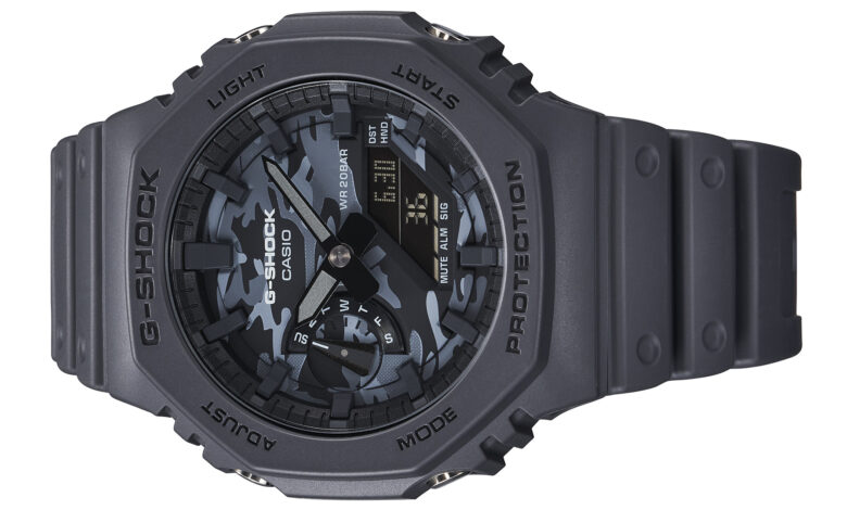 4 G-Shock Bold Camo Hadir dengan Aksen Emas, Ini Bedanya Tiap Model