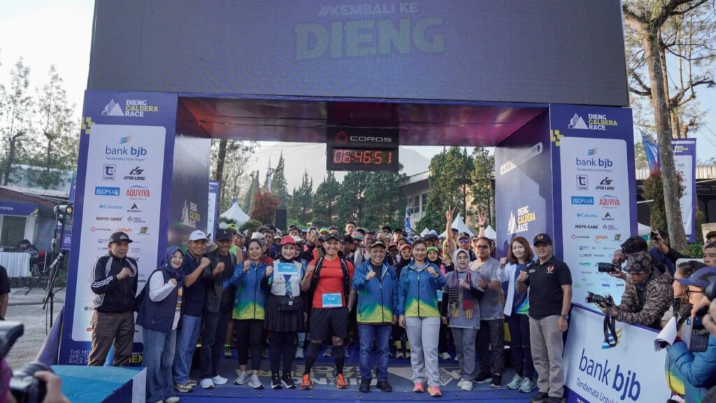 2.000 Pelari Padati Dieng, Bank bjb Perkuat Arah Baru Sport Tourism