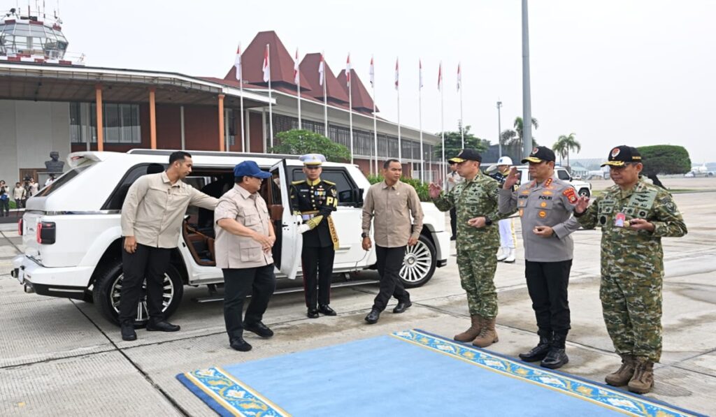 Prabowo Di Jatim, Resmikan 1.151 Km Jalan dan Hadiri Munas NU di Bangkalan