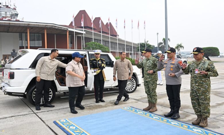 Prabowo Di Jatim, Resmikan 1.151 Km Jalan dan Hadiri Munas NU di Bangkalan