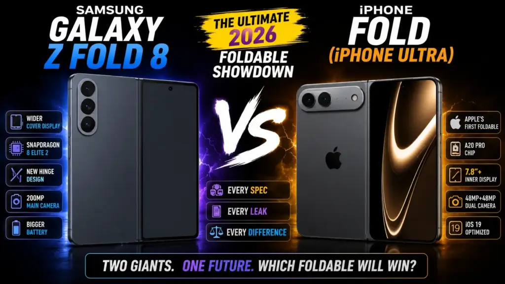 Galaxy Z Fold 8 dan iPhone Fold Ultra, Pertarungan Foldable Lebar yang Bikin Samsung Tertekan
