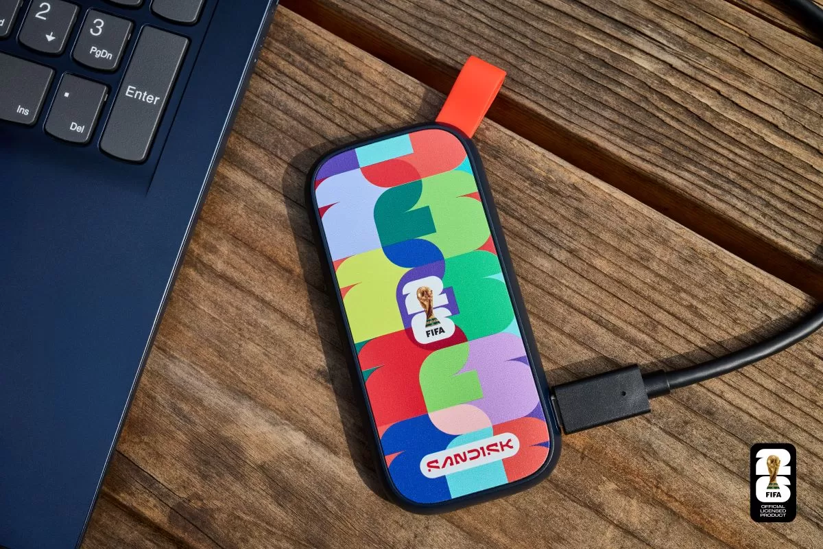 Sandisk Siapkan Perangkat Edisi FIFA World Cup 2026, Mengantisipasi Banjir Video 8K