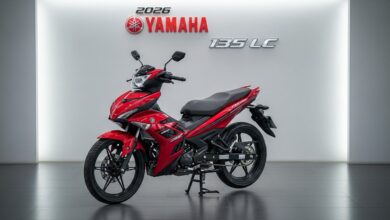 Yamaha 135LC 2026 Masih Mengandalkan Mesin 135 Cc Buas, Bobotnya Cuma 109 Kg
