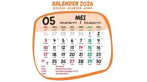 Mei 2026 Paling Padat Tanggal Merah, Dua Cuti Bersama Ini Bikin Libur Bisa Lebih Panjang