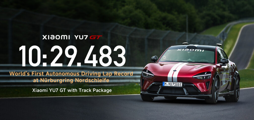 Xiaomi YU7 GT Tanpa Sopir Tuntaskan Nürburgring, Catat Waktu 10 Menit 29 Detik