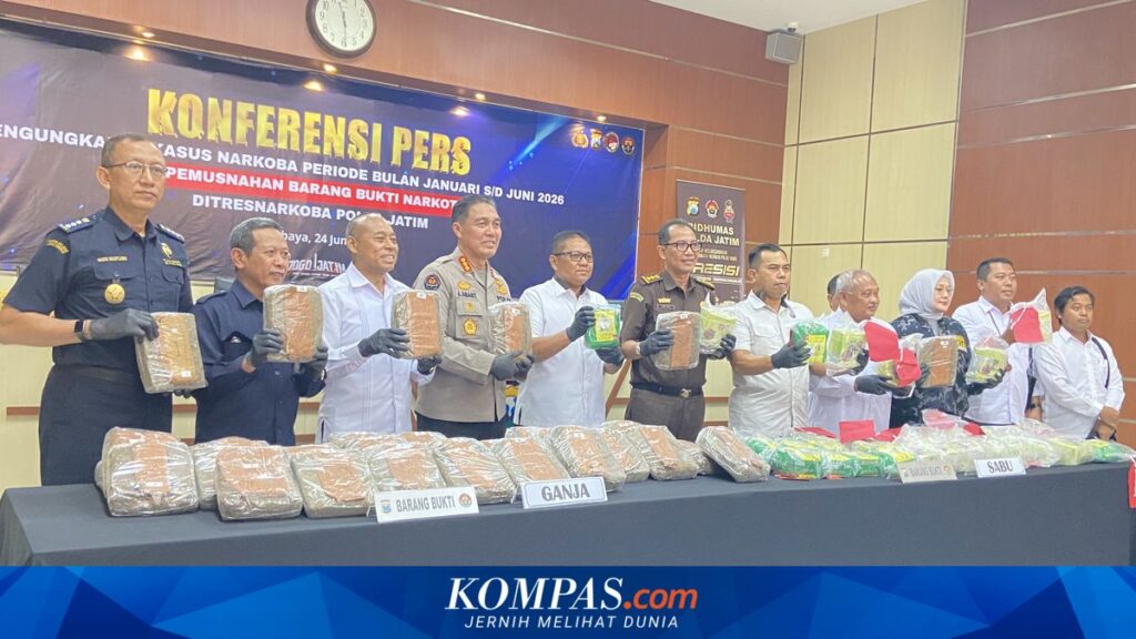 Jalur Darat Dominasi Peredaran Narkoba di Jatim, Tempat Sepi Jadi Sasaran Pelaku