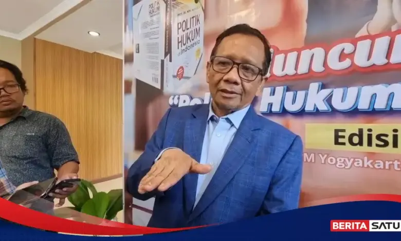 Mahasiswa Tolak UU Polri, Mahfud MD Nilai Wajar Karena Perubahan Belum Terlihat