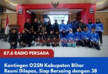 Kabupaten Blitar Kirim Atlet Terbaik ke O2SN Jatim, Target Medali Kembali Menguat