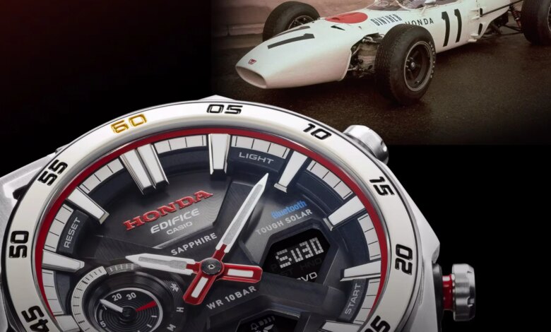 Casio Edifice ECB-2300HR-1ADR Bawa Nuansa Honda RA272 ke Jam Spesial 60 Tahun