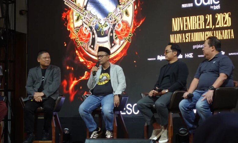 Guns N’ Roses Kembali ke Jakarta, Tiket Mulai Rp1 Jutaan dan Venue Lebih Intim