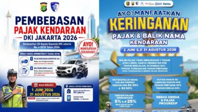 Pemutihan Pajak Kendaraan DKI Masih Berlaku Sampai Agustus, Denda Bunga Dihapus