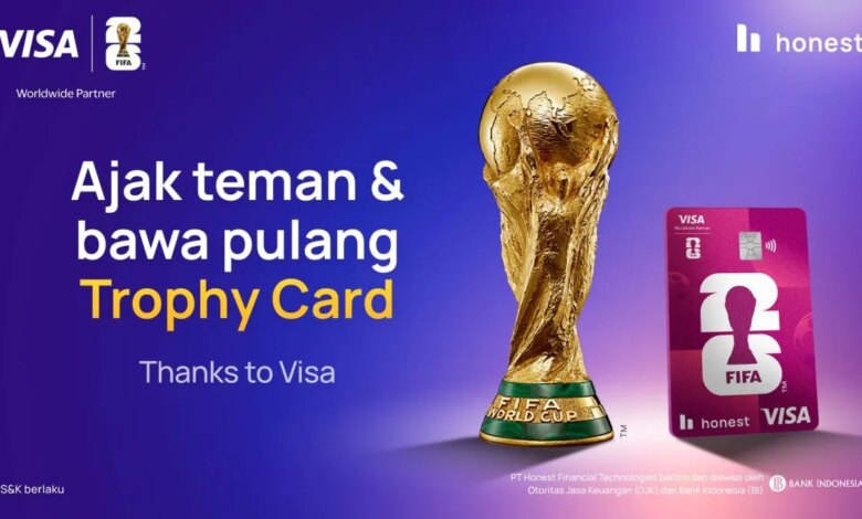 Kartu Kredit Honest Visa FIFA World Cup 2026, Transaksi Harian Bisa Hadiah Jersey