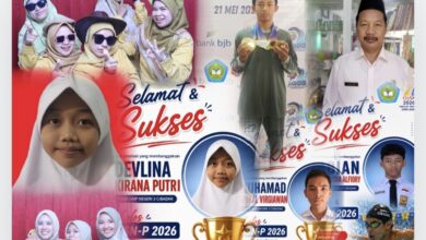 Tiga Siswa SMPN 3 Cibadak Lolos Jabar, Kelas VII dan VIII Ikut Harumkan Sukabumi
