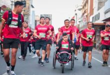 Ahmad Luthfi Dorong Kursi Roda Putranya di Soekarno Run, Pesan Inklusif yang Kuat