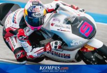 Veda Sempat Menyentuh Pimpinan, Lalu Terjatuh Saat Duel Depan Moto3 Belanda Memanas