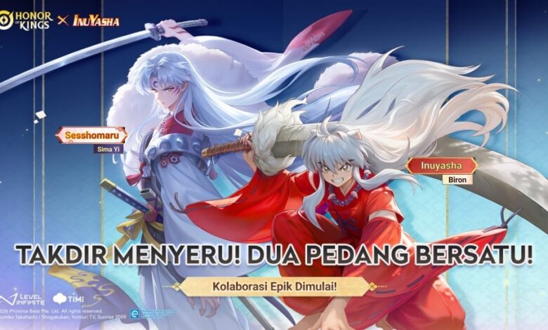 Honor Of Kings Gandeng InuYasha, Skin Eksklusif dan Hadiah Gratis Mengalir