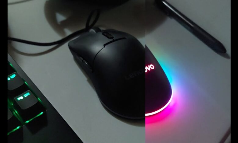 Lenovo Rilis Mouse 55 Gram, PAW3950 dan 8.000Hz Sekaligus Diadu di Kelas Atas