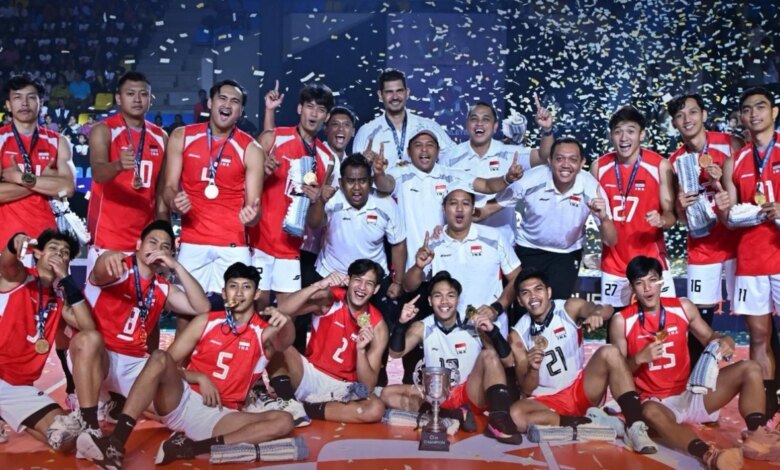 Indonesia Balas Kekalahan, Korea Selatan Tumbang di Final AVC Volleyball Cup
