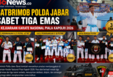 Satbrimob Polda Jabar Sabet 3 Emas, Kiprah Karateka Brimob Makin Menonjol di Piala Kapolri 2026