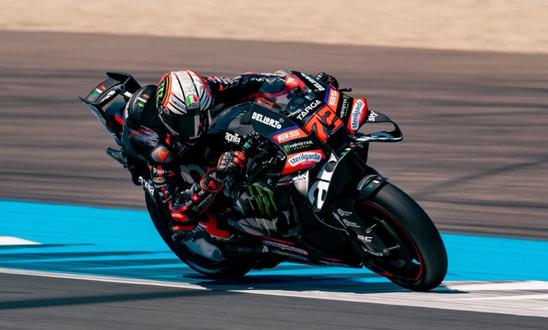 Trackhouse Aprilia Menggila di Assen, Jorge Martin Tersalip Saat Raul Fernandez Pecah Telur